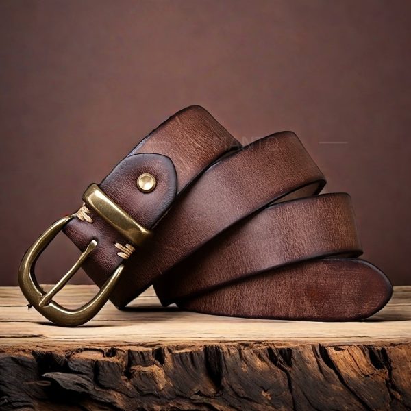 Élégante ceinture en cuir pour homme