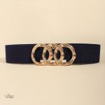 Ceinture à boucle triple pour femme