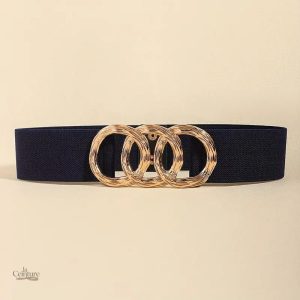 Ceinture à boucle triple pour femme