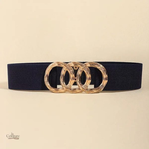 Ceinture à boucle triple pour femme