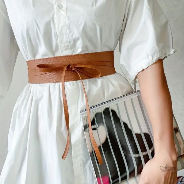 Ceinture nouée en tissu large - Helsinki