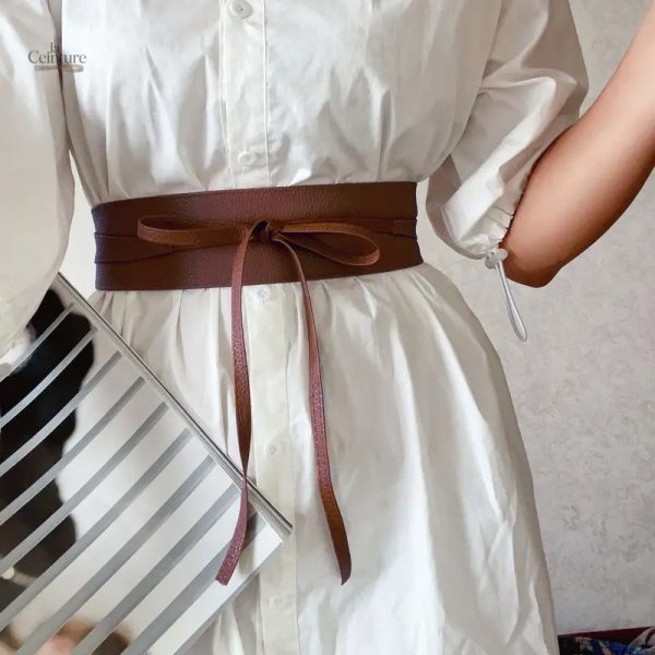 Design contemporain pour une ceinture à nouer