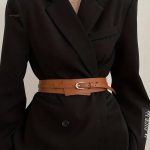 Ceinture féminine à boucle classique, modèle Turin
