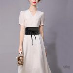 Ceinture large avec nœud pour toutes occasions