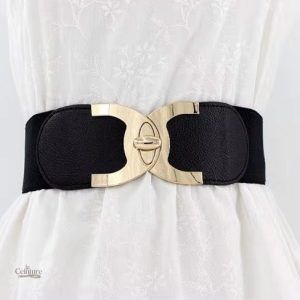 Ceinture Large Double Boucle pour Femme