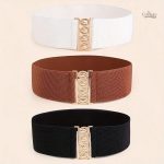 Ceinture Élastique pour Femme - 3 pièces