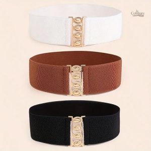 Ceinture Élastique pour Femme - 3 pièces