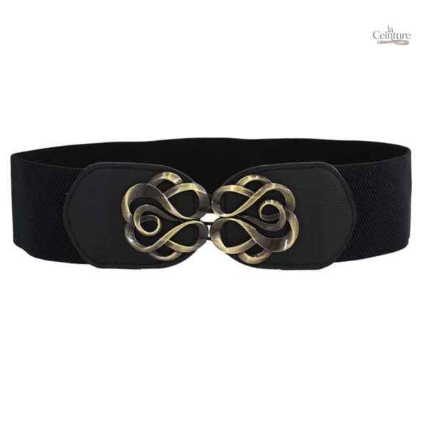 Ceinture élastique large, style moderne pour femmes
