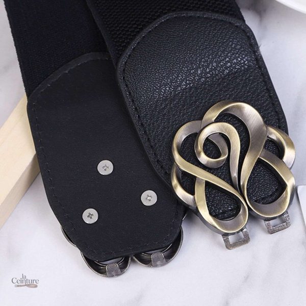 Ceinture femme Saragosse, design large et élastique
