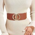 Ceinture Large Élastique Femme en couleur