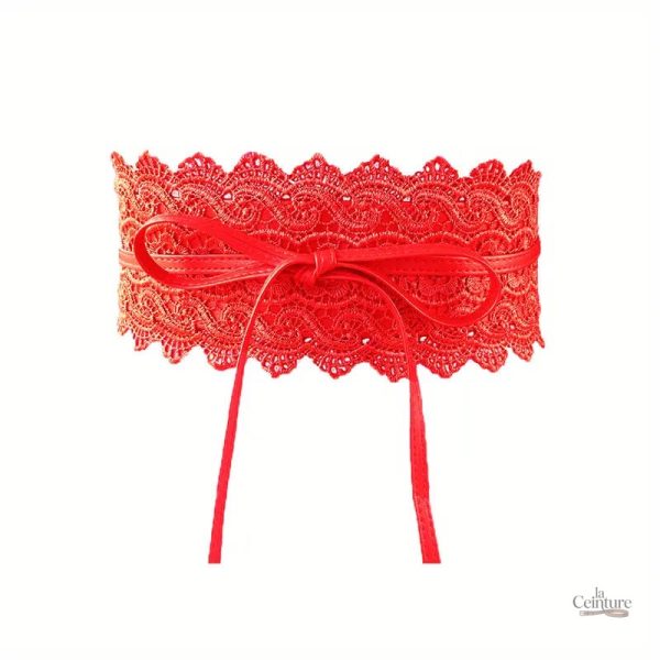 Accessoire de Mode Large en Dentelle