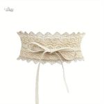 Ceinture Dentelle Femme Large