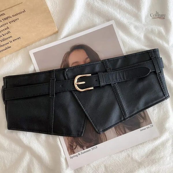 Accessoire mode pour femme, ceinture large chic