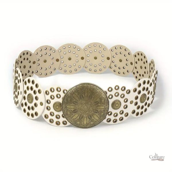 Ceinture vintage large pour femme