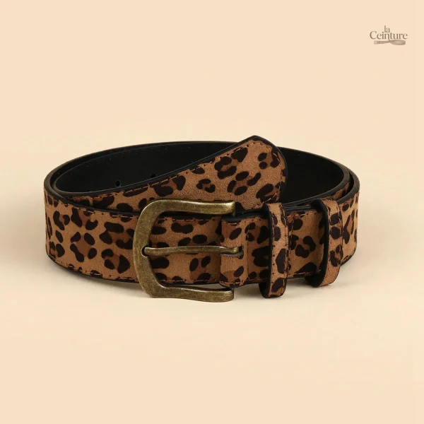 Ceinture Léopard Femme - Constance, imprimé animalier