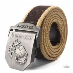 Ceinture Militaire US Marines en tissu résistant