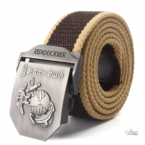 Ceinture Militaire US Marines en tissu résistant