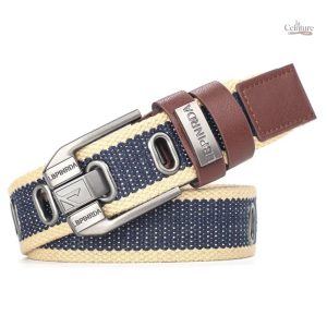 Accessoire mode homme : ceinture en tissu Phileas