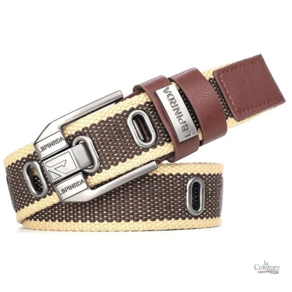 Ceinture tissu masculine, style décontracté