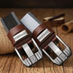 Ceinture en tissu pour homme, élégance et praticité