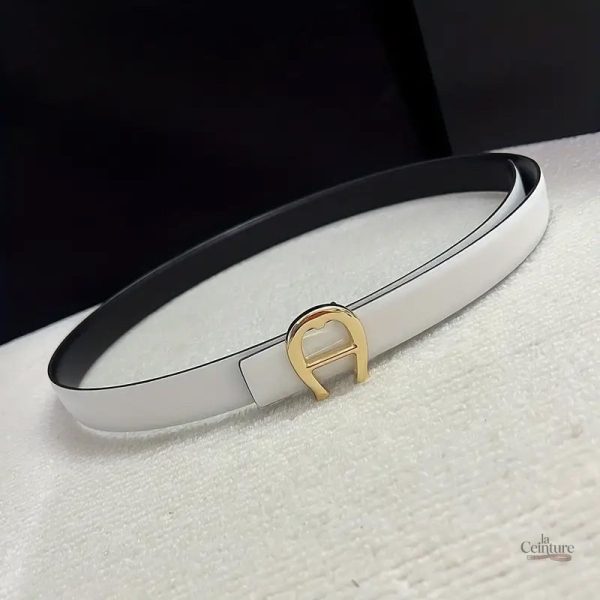 Ceinture réversible élégante Bolzano en cuir