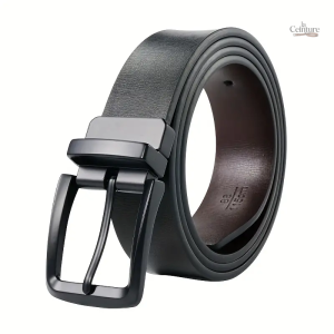 Ceinture réversible pour homme, style Boston