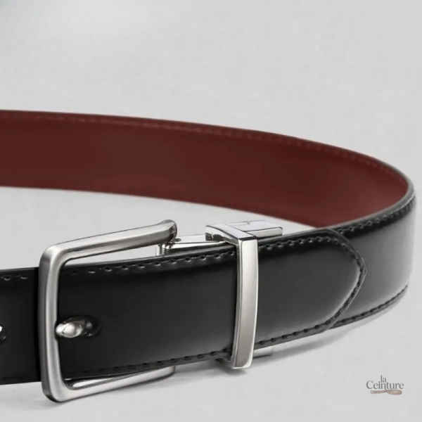 Ceinture réversible en cuir pour un style polyvalent