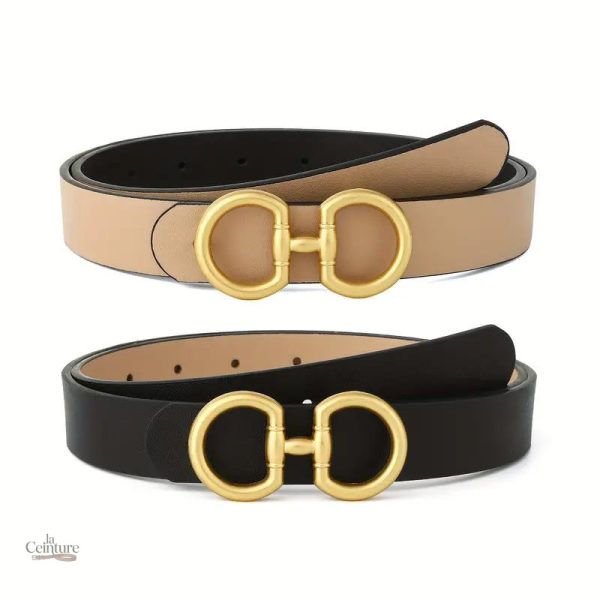 Accessoire mode femme : ceinture réversible