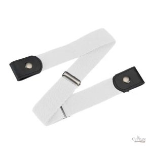 Ceinture extensible sans boucle pour un ajustement parfait