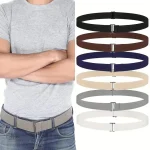 Ceinture sans boucle pour style décontracté homme