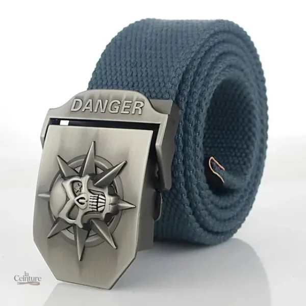Ceinture masculine avec design unique crâne