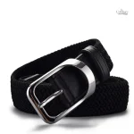 Accessoire homme : ceinture élastique tressée