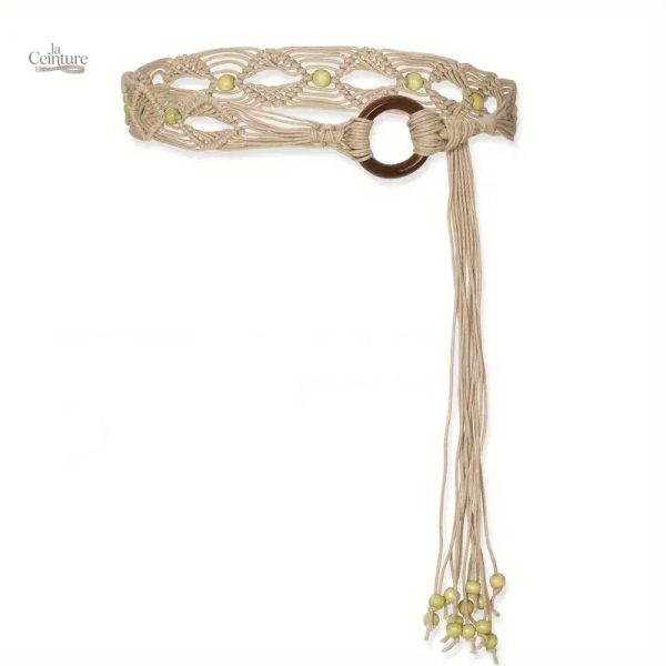 Ceinture Bohème Femme en tressage