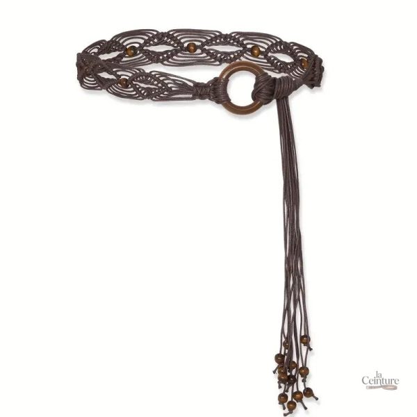 Accessoire mode ceinture tressée