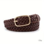 Accessoire mode : ceinture tressée élégante
