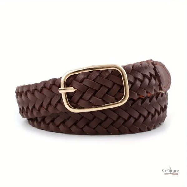 Accessoire mode : ceinture tressée élégante