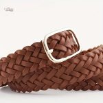 Accessoire féminin : ceinture tressée douce