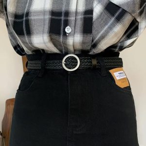 Ceinture à boucle classique pour femme