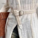 Accessoire mode : ceinture tressée élégante