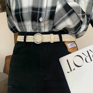 Ceinture tressée pour un style intemporel