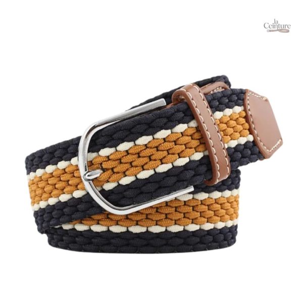 Ceinture Élastique Tressée Marius pour Femme