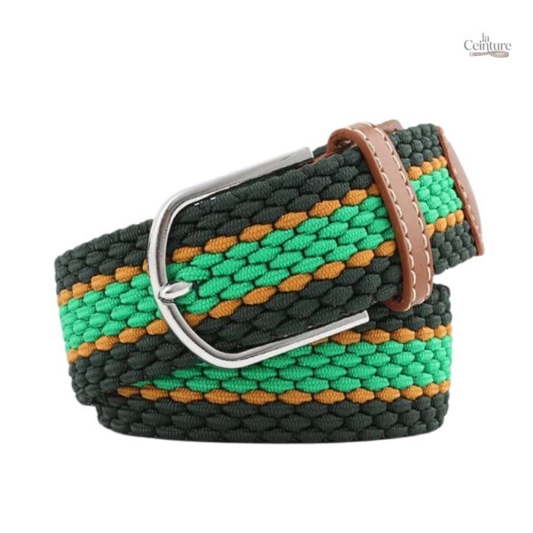 Marius Ceinture Tressée Élastique Classique
