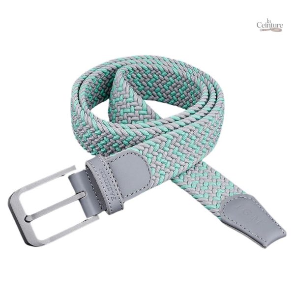 Ceinture Tressée Élastique pour Femme