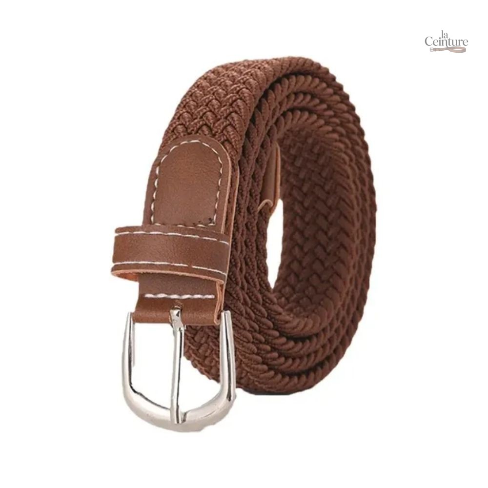 Ceinture Tressée Élastique pour Femme