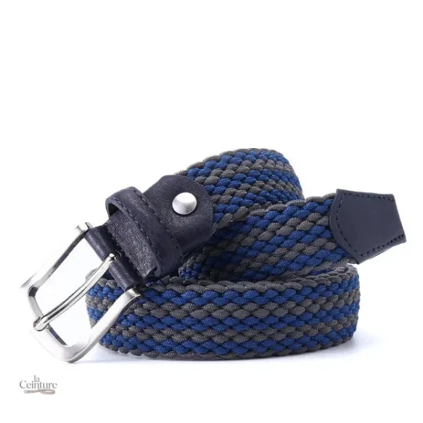 Ceinture Tressée Élastique Homme Léopold