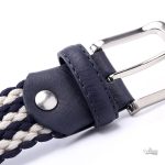 Ceinture tressée pour homme, ajustement facile