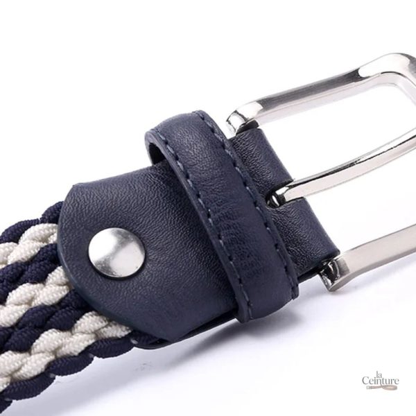 Ceinture tressée pour homme, ajustement facile
