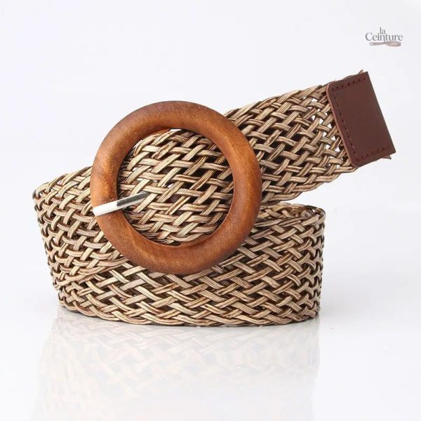 Ceinture Tressée en Cuir - Alicante