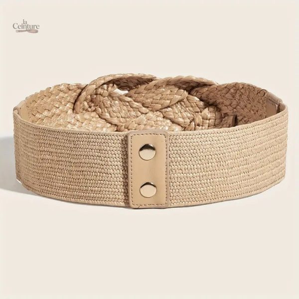 Mode Femme : Ceinture Tressée en Raphia
