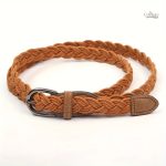Accessoire mode femme : ceinture tressée